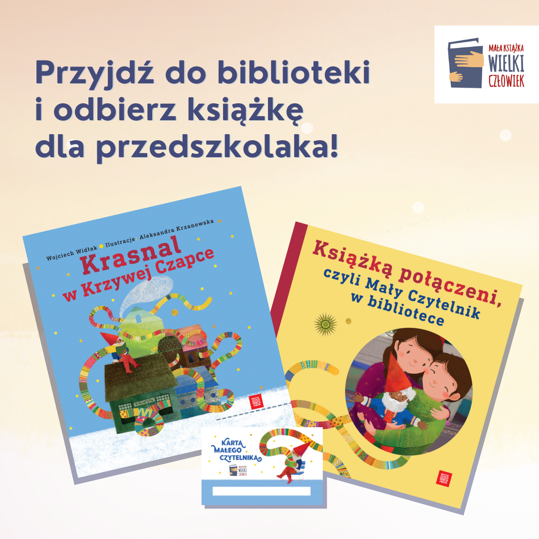 Przyjdź do biblioteki i odbierz książkę dla przedszkolaka